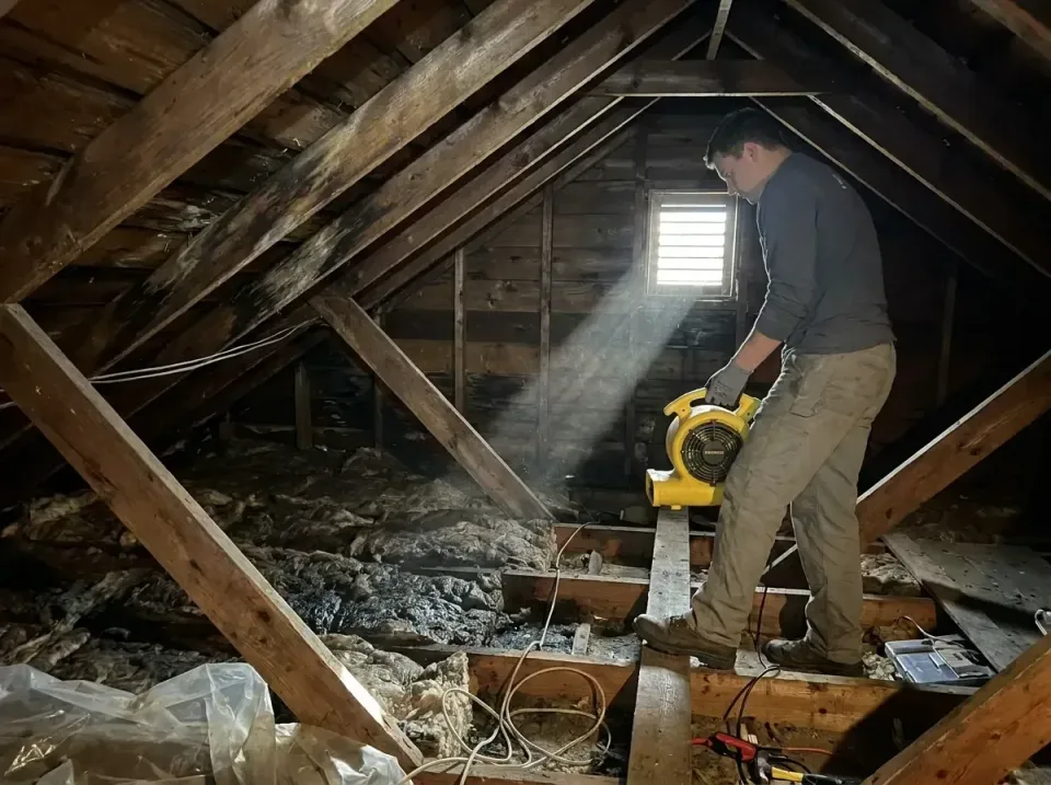 attic-water-damage-drying-proc-007 — frequently asked questions, Emergency Water Extraction & 24/7 Flood Response in New Lon…